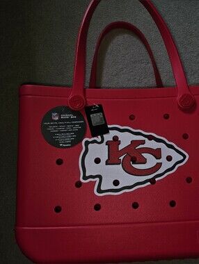 Kansas City Chiefs Red Tote Bogg Bag